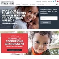 Fondation Lucie et André Chagnon – Observatoire des tout-petits